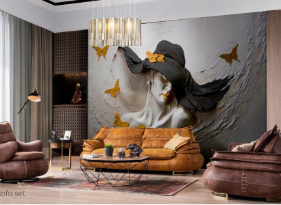 Sofa set 3+1+1 seat set design sofa upholstery couches modern 3-piece